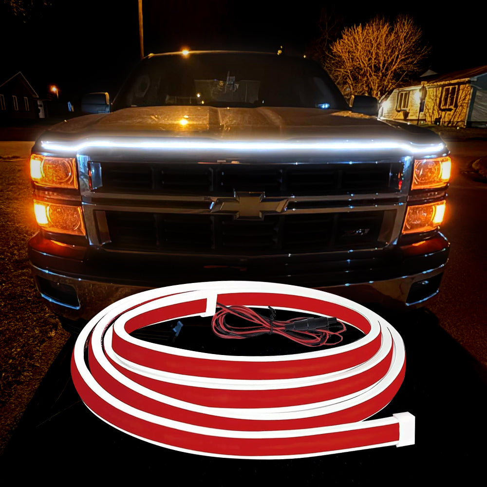 Led El Wire - 71 Inch White Dynamic Scan Truck