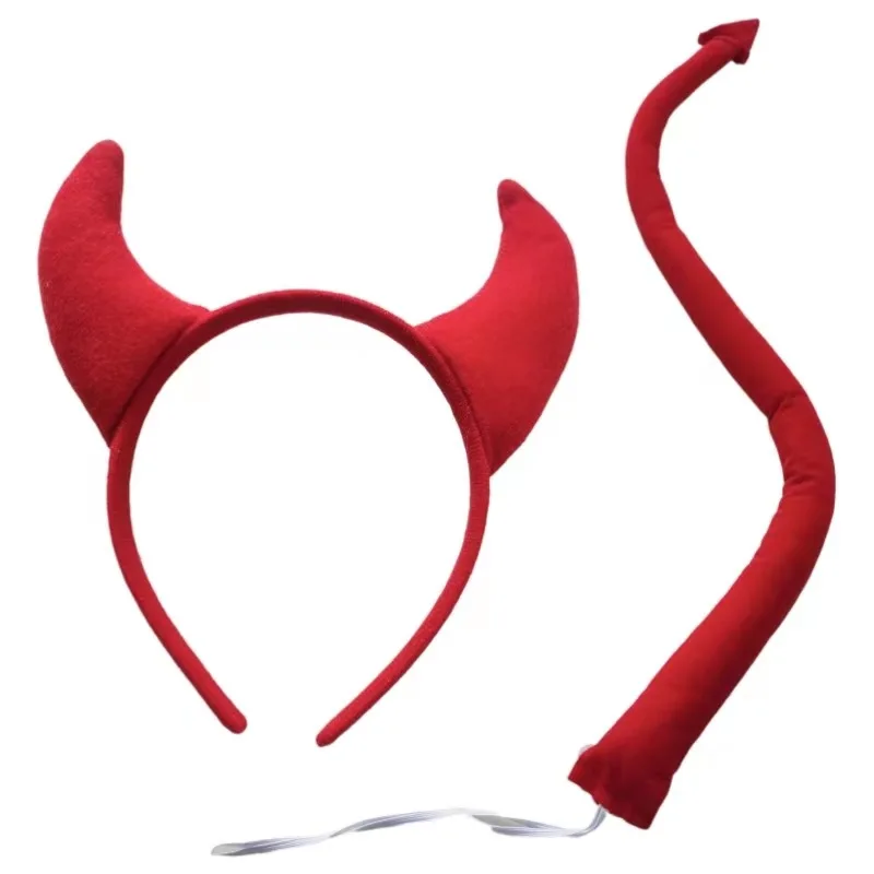 Animal Ear Red Black Demon Dev - đánh giá và giá Cosplay Prop Bow
