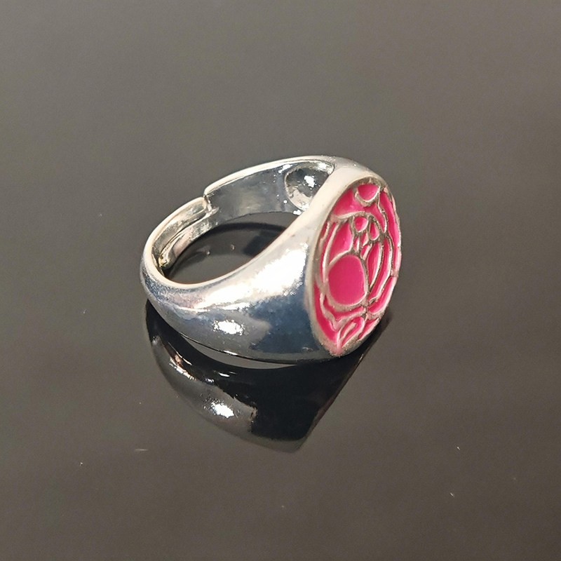 Pink Rose Ring Tenjou Utena Re - đánh giá và giá Cosplay Prop Diy