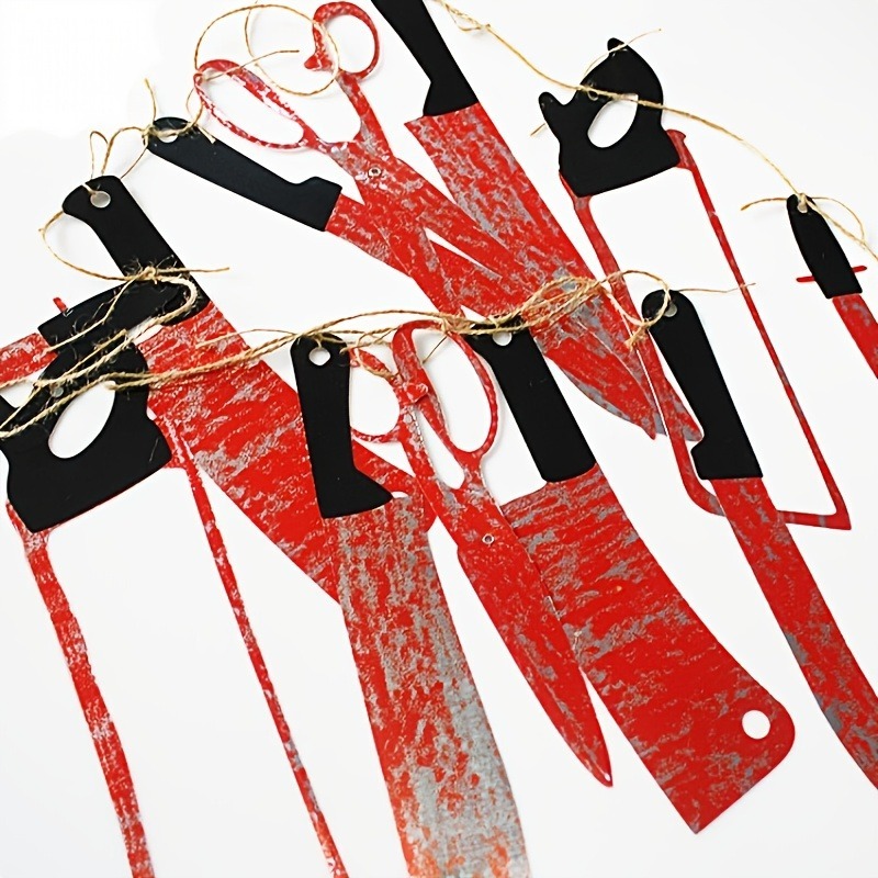 1-10Sets Halloween Blood Knife - đánh giá và giá Cosplay Prop Knife