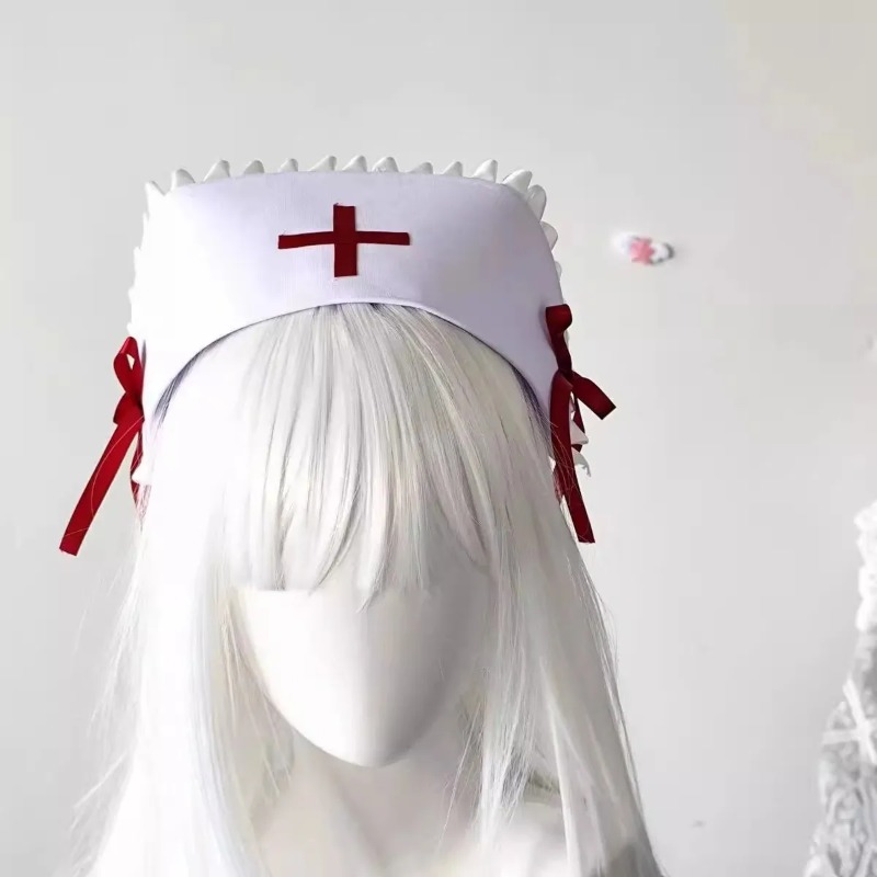New Y2K Gothic Dark Punk Nurse - đánh giá và giá Cosplay Prop Bow