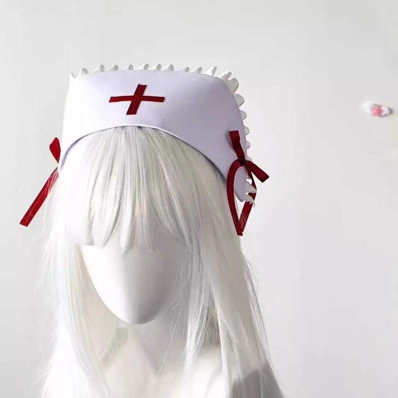 New Y2K Gothic Dark Punk Nurse - đánh giá và giá Cosplay Prop Bow