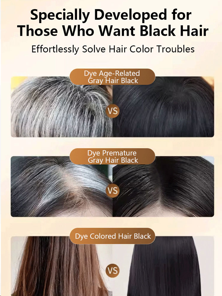 3 In 1 Easy Hair Dye Shampoo I - đánh giá và giá Hair Spray Color