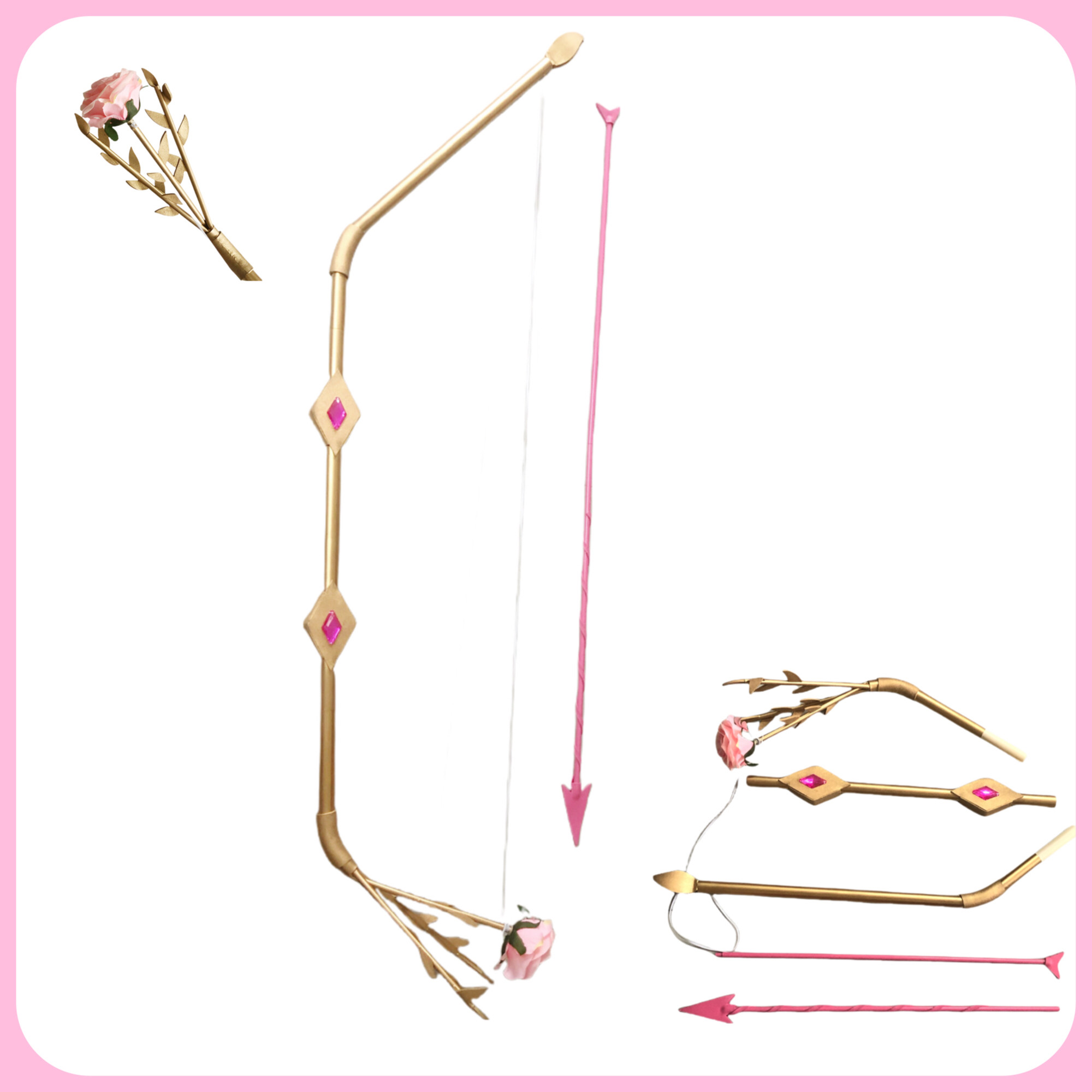 Kaname Madoka Anime Cosplay Bo - đánh giá và giá Cosplay Prop Bow